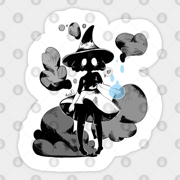 Witch Sticker by Mob0